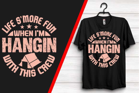 Glamping T-Shirt Design SVG: Graphics Review