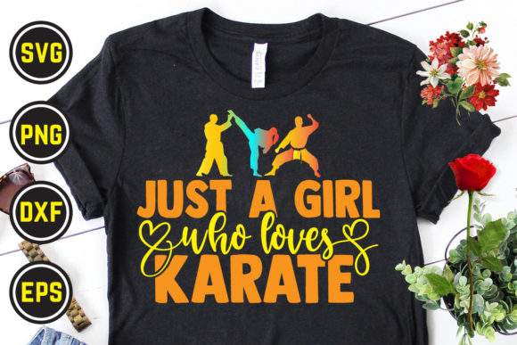 Karate Svg T Shirt Design 08: Graphics & Print Templates