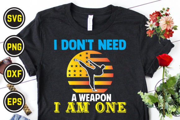Karate Svg T Shirt Design 16: Graphics & Print Templates
