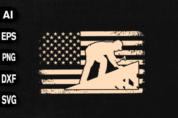 Roofer America Flag: An Embroidery Review