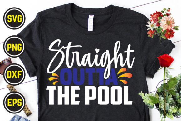 Swimming SVG T-Shirt Design 16: Graphics & Print Templates