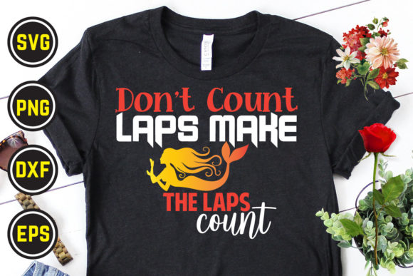 Swimming Svg T Shirt Design 23: Graphics & Print Templates