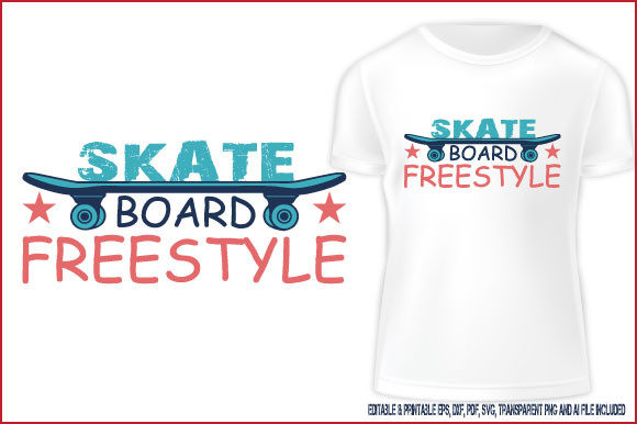 T-Shirt Designs: Skate Board Freestyle Graphics Review