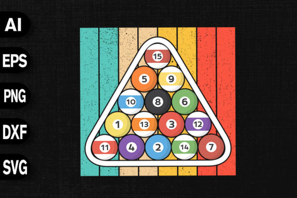 Vintage Retro Billiards Design: Graphics & T-Shirt Review