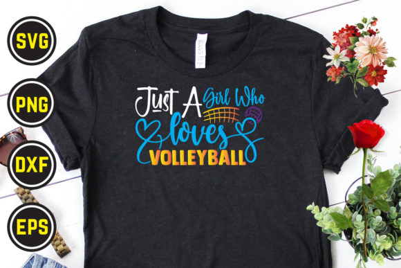 Volleyball Svg T Shirt Design 08: Graphics & Print Templates